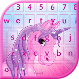 Pink Unicorn Emoji Keyboard icon