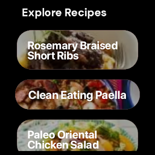Recetas de cocina caseras Screenshot