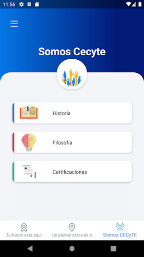 Android application MiCECyTE screenshort