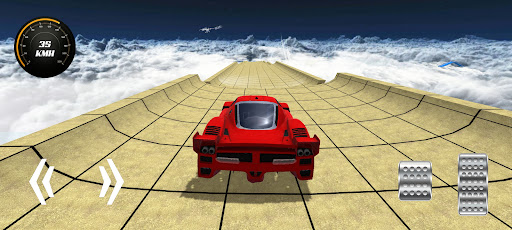 Android application Sky Drive Car Stunt Game screenshort