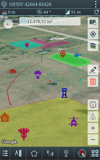 Captura de Pantalla 3 Mgrs & Utm Mapa Pro android