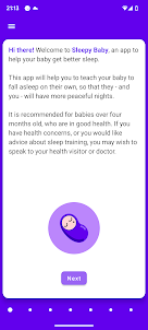 Sleepy Baby - Sleep Training