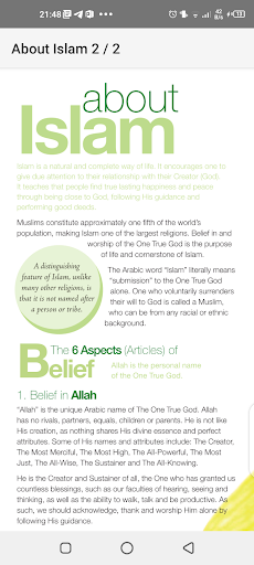 About Islam Screen 3