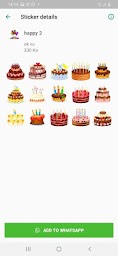 Happy Birthday Stickers