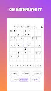 Sudoku Solver & Generator