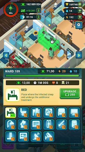 Zombie Hospital Tycoon: gioco di gestione inattivo