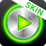 Cover Image of Descargar MusiX Hi-Fi Green Skin for mus  APK