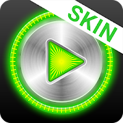 MusiX Hi-Fi Green Skin for music player