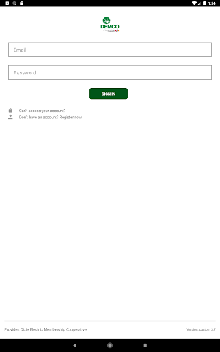 Screenshot of MyDEMCO