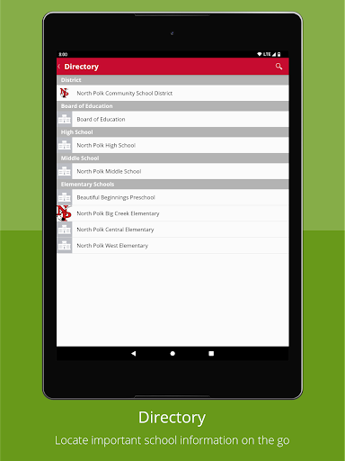 North Polk Community Schools Screen 2