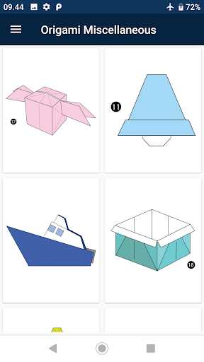 Android application Origami Miscellaneous 2022 screenshort