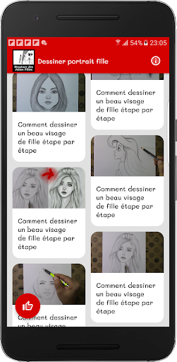 Dessiner portrait fille Screen 3