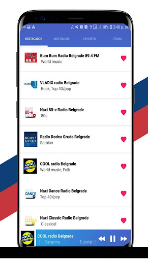 Radio fm Serbia Screen 3