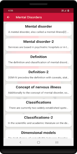 Mental Disorders Screen 2