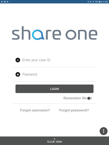 Share One Development Screen 2