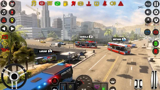 US Police Bus Simulator Games