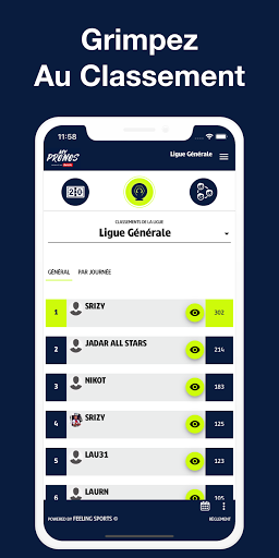 MyPronos Screen 2