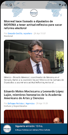 Enfoque Noticias Screen 2