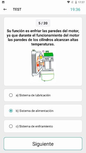 Android application Examen teórico de manejo 2024 screenshort