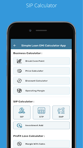 Simple Loan EMI Calculator Screenshot