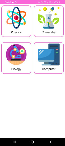 Android application MyQuizz screenshort