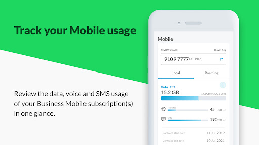 Android application StarHub Business Manager screenshort