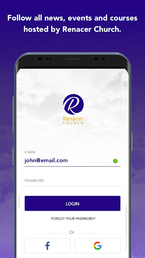 Android application Renacer Church screenshort