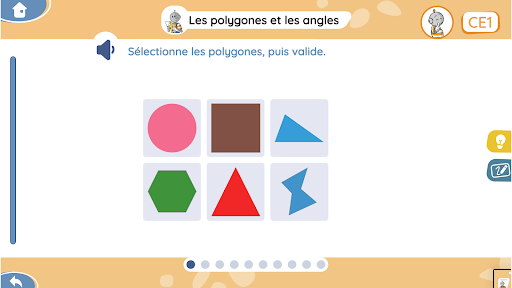 Mon appli de math CE1 avec BDG Screen 3