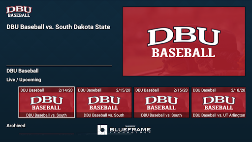 Android application DBU Baseball screenshort