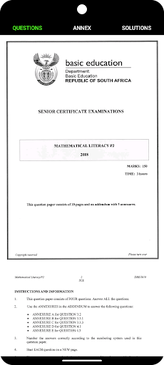 Grade 12 Mathematics Literacy