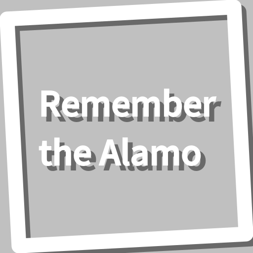 Book, Remember the Alamo logo