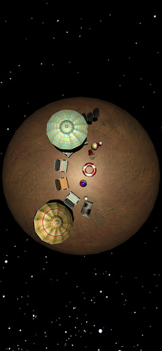 Android application Planet rotate screenshort
