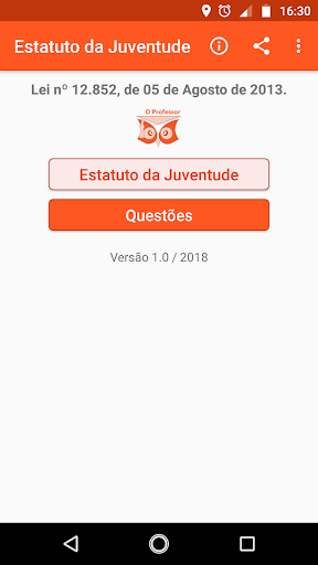 Android application Estatuto da Juventude 2024 screenshort