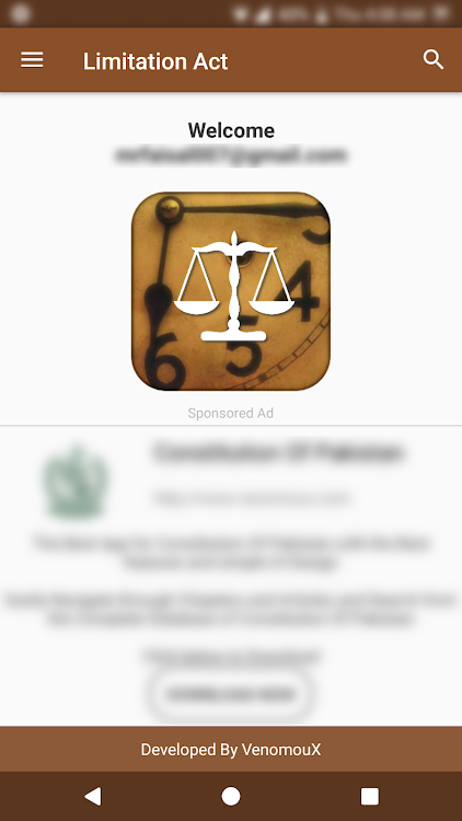 Limitation Act 1908 - 3.0 - (Android)