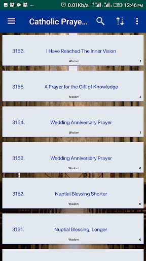 Android application Catholic Prayer Book screenshort