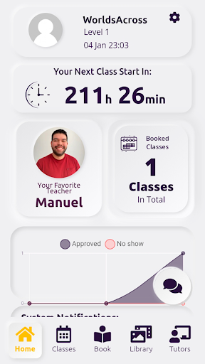 Android application WorldsAcross learn Spanish screenshort
