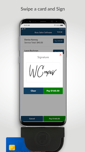 Android application Rosy Salon Software screenshort