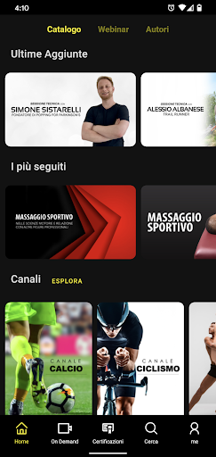 Android application Sport Science screenshort