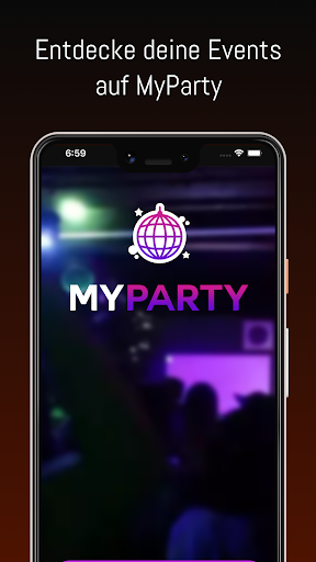 Android application MyParty screenshort