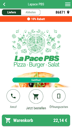 Android application Lapace PBS screenshort