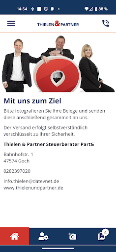 Android application Thielen Steuerberater screenshort