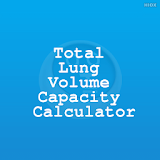 Total Lung Capacity Calculator icon
