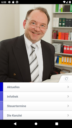 Android application Steuerberater Axel Koch screenshort