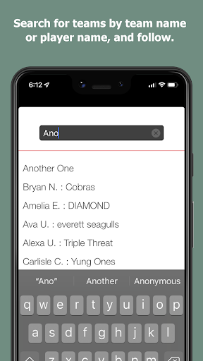 Bulls Fest 3v3 Team Tracker Screen 3