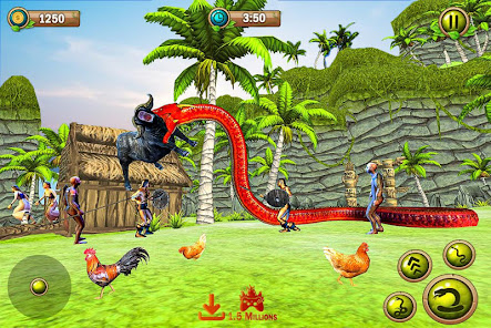 Wild Anaconda Animals Hunter screenshots 1