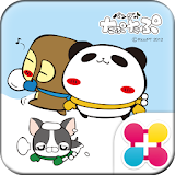パンダのたぷたぷ冬Ｖｅｒ．for[+]HOMEきせかえテーマ icon