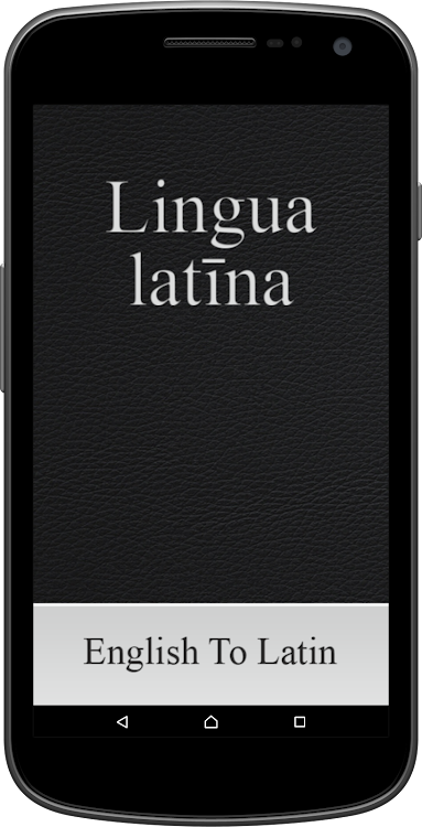 English To Latin Dictionary - 1.1.2 - (Android)