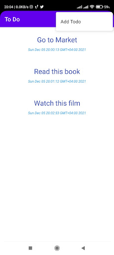 To Do Screen 2