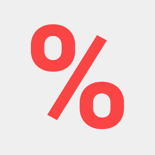 Discount and tax percentage ca 1.6.3 Icon