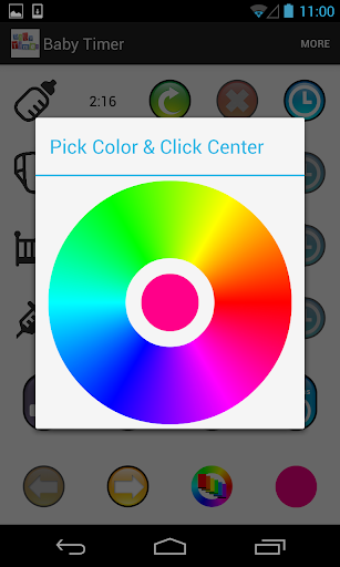 Screenshot of Newborn Baby Timer